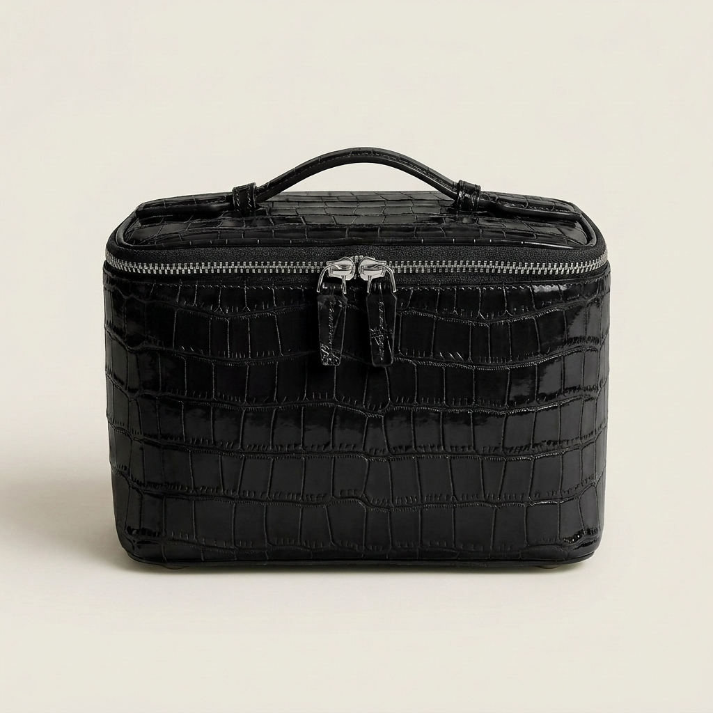 Classic 22 Noir Croc