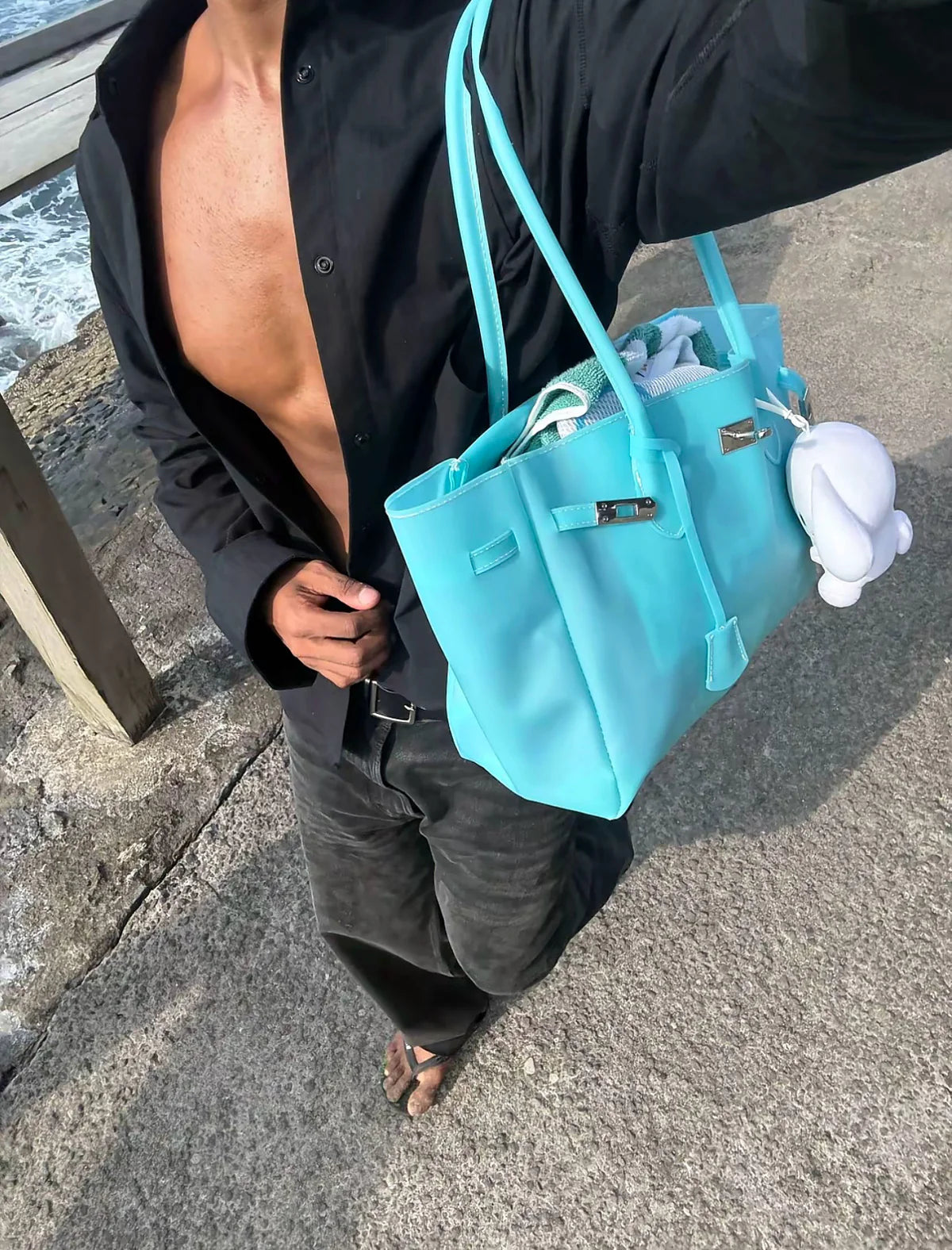 Tote 35 Aqua