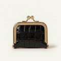 Mini Jewelry Pouch Noir Croc