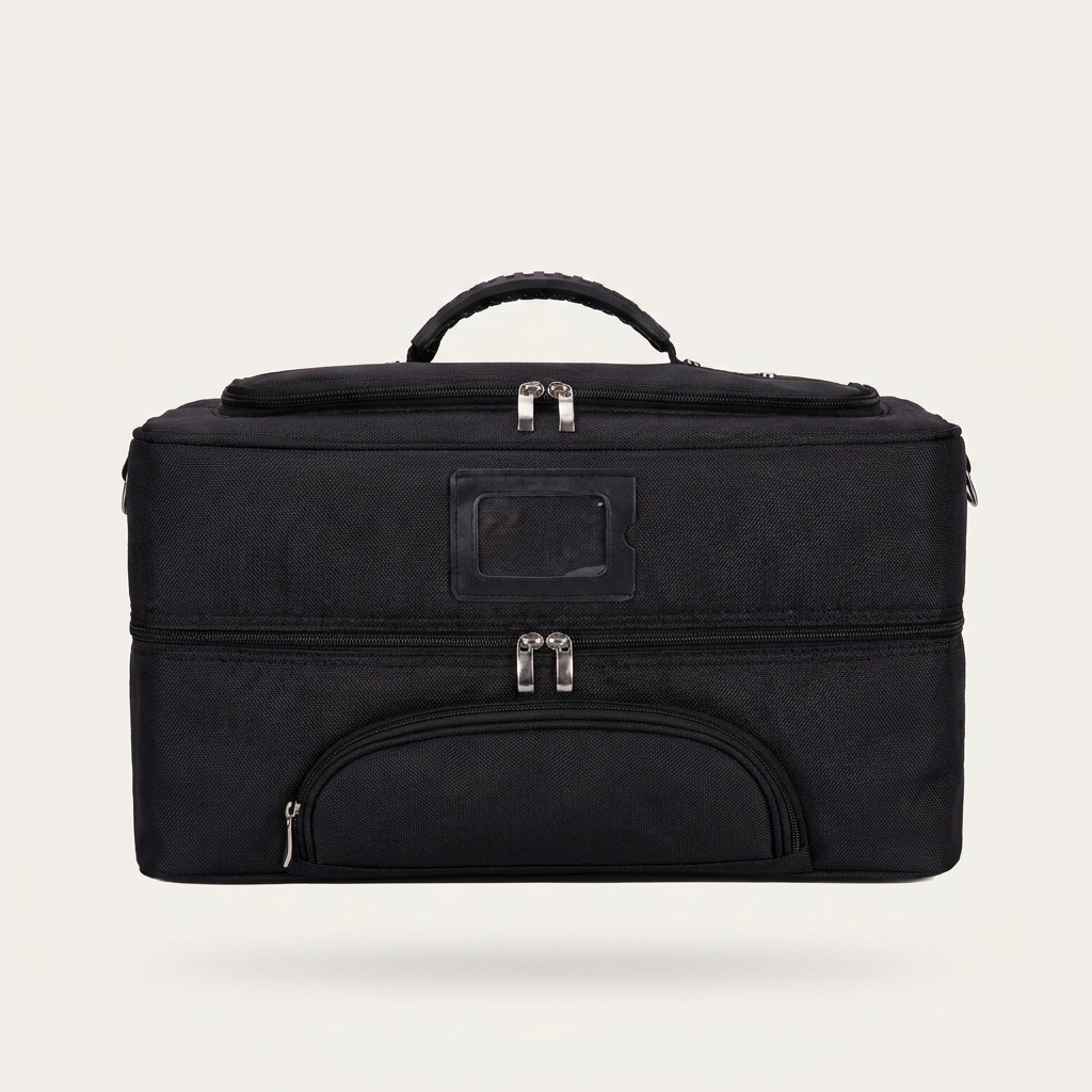 Professional Sectioned Fold-Out Noir