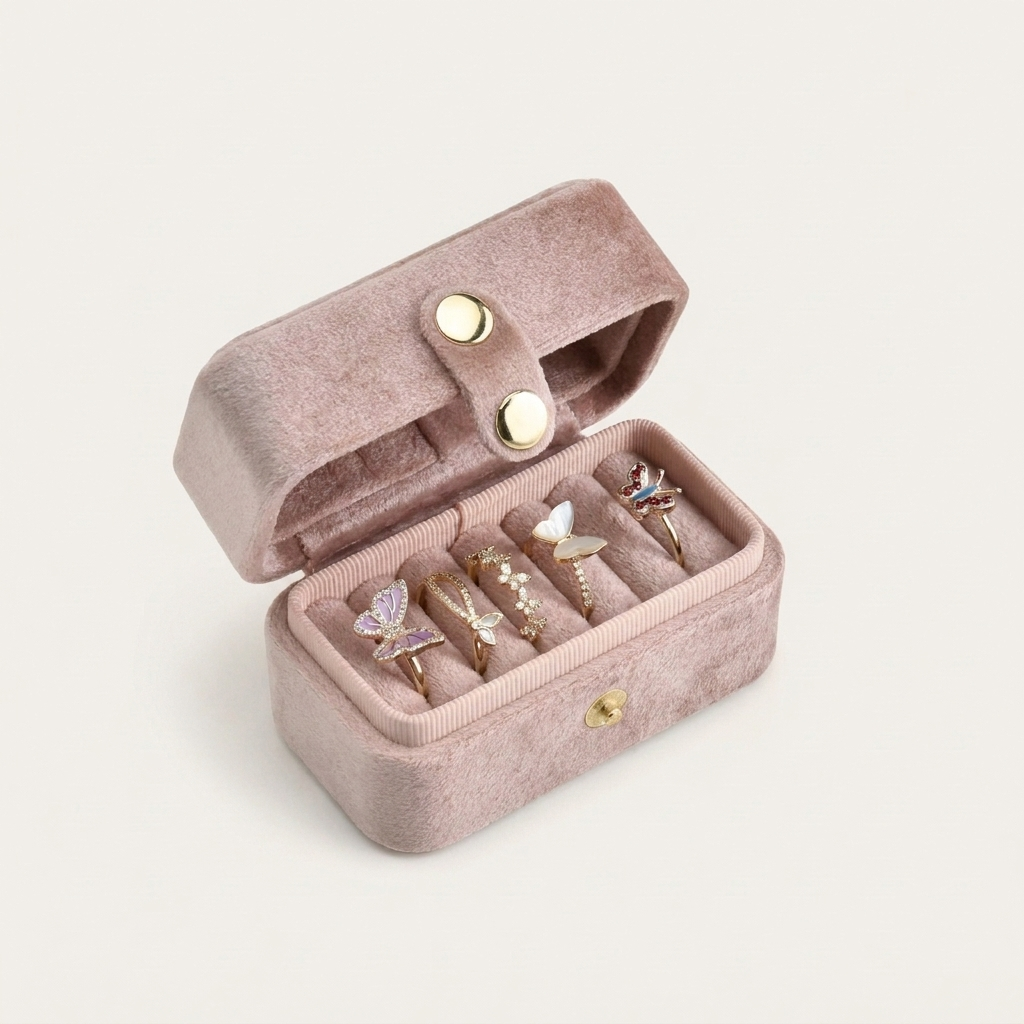 Mini Jewelry box Soft Rose