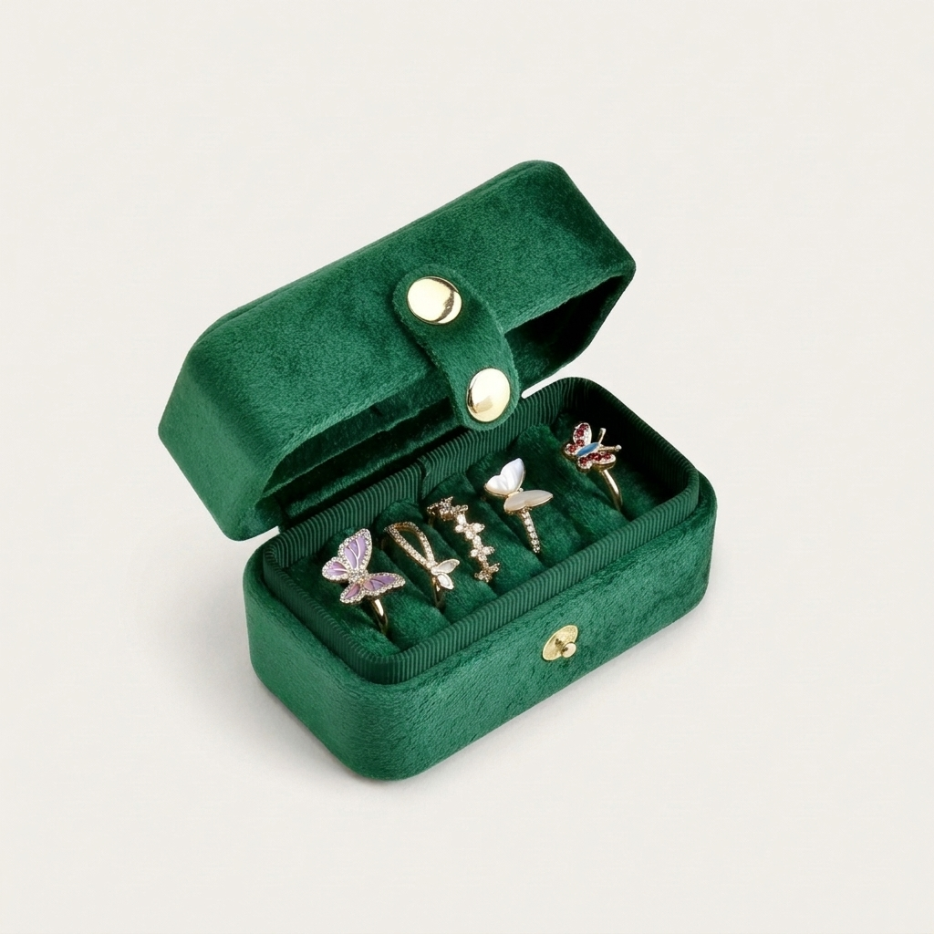 Mini Jewelry box Soft Forest